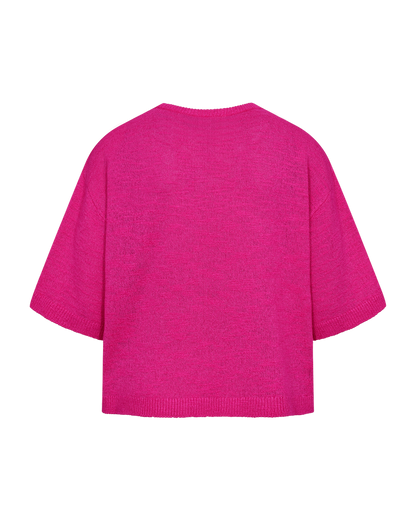 Stickad tröja | FQ-Vicki | Cerise