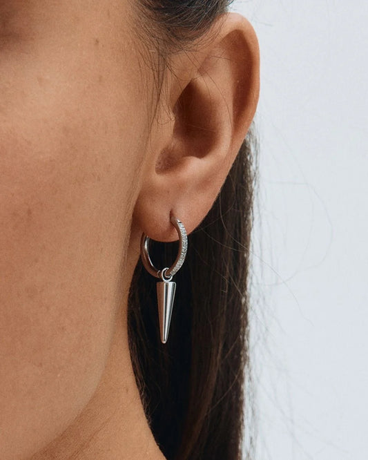 Örhänge | Peak Hoops Sparkle | Edblad