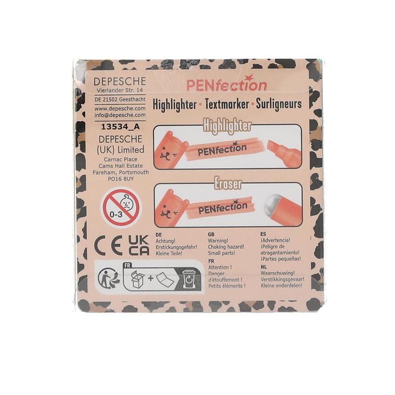 Mini Highlighterpennor | Suddbara | 6-p