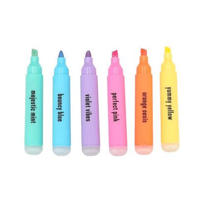 Mini Highlighterpennor | Suddbara | 6-p
