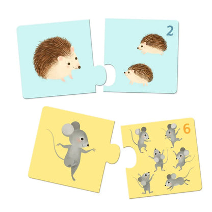 Pussel Duo | Vildadjur | 12 bitars