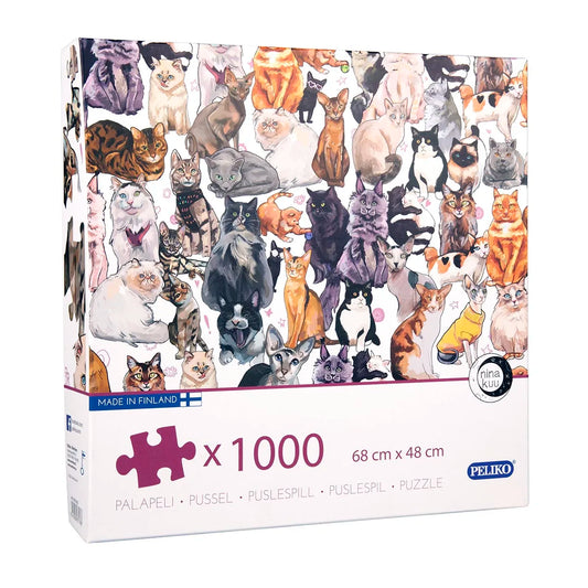 Pussel 1000 bitar | Katter