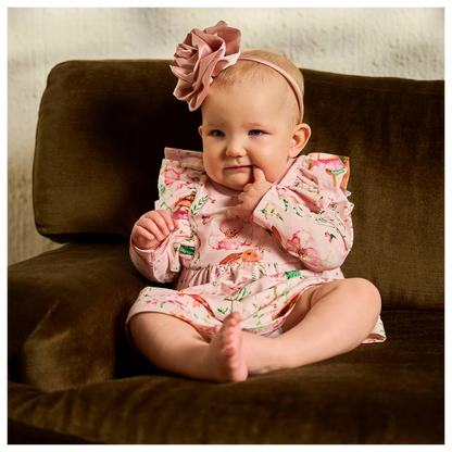 Bodyklänning | Skogsdjur | Rosa