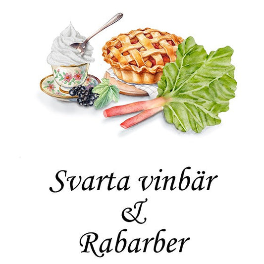 Te | Svart | SvartVinbär & Rabarber