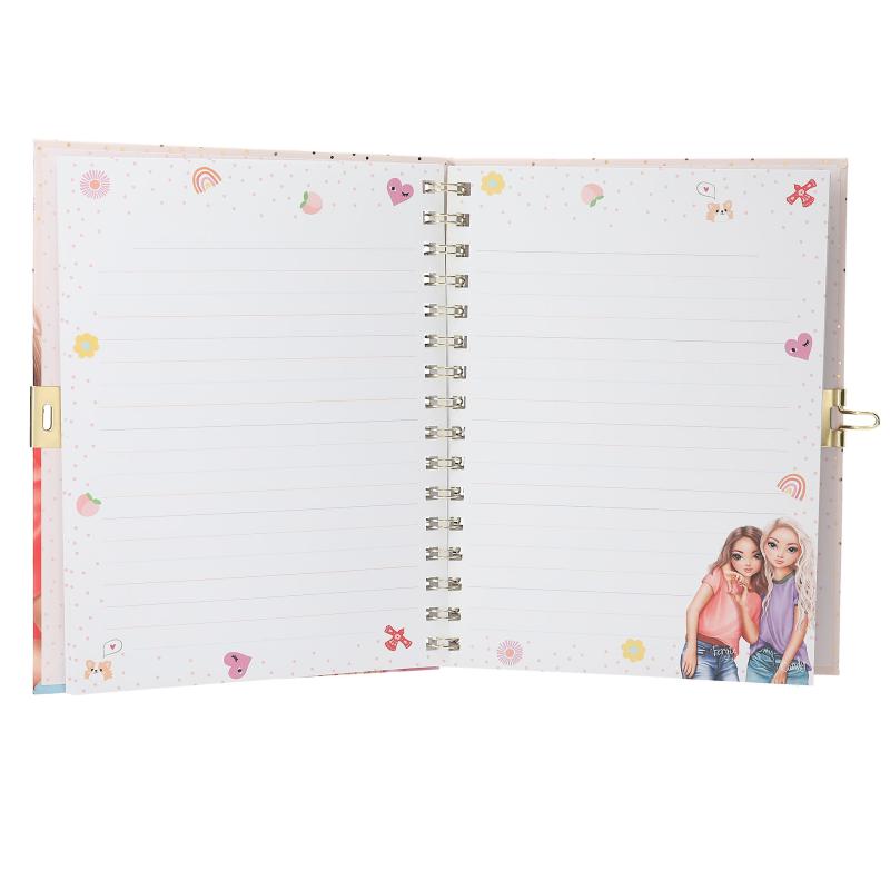 Topmodel | Dagbok m lås o armband