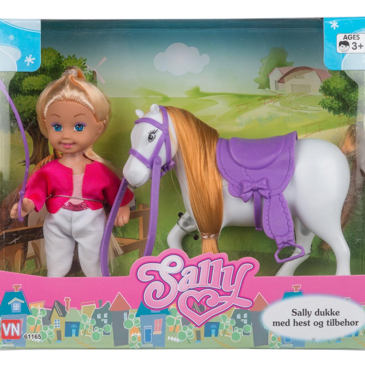 Sally docka med häst